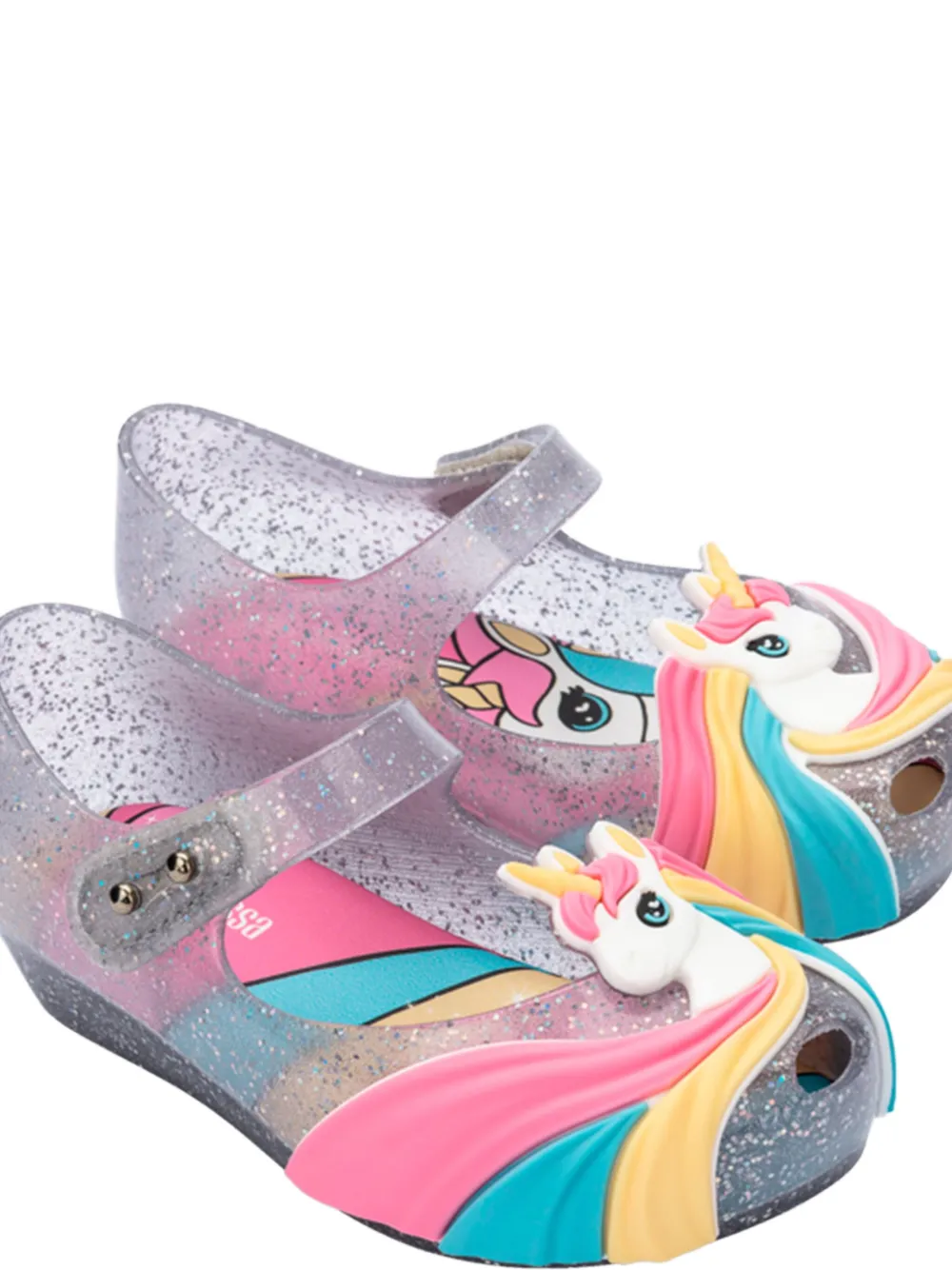 Mini Melissa Ultra Unicorn ballerinas Grey