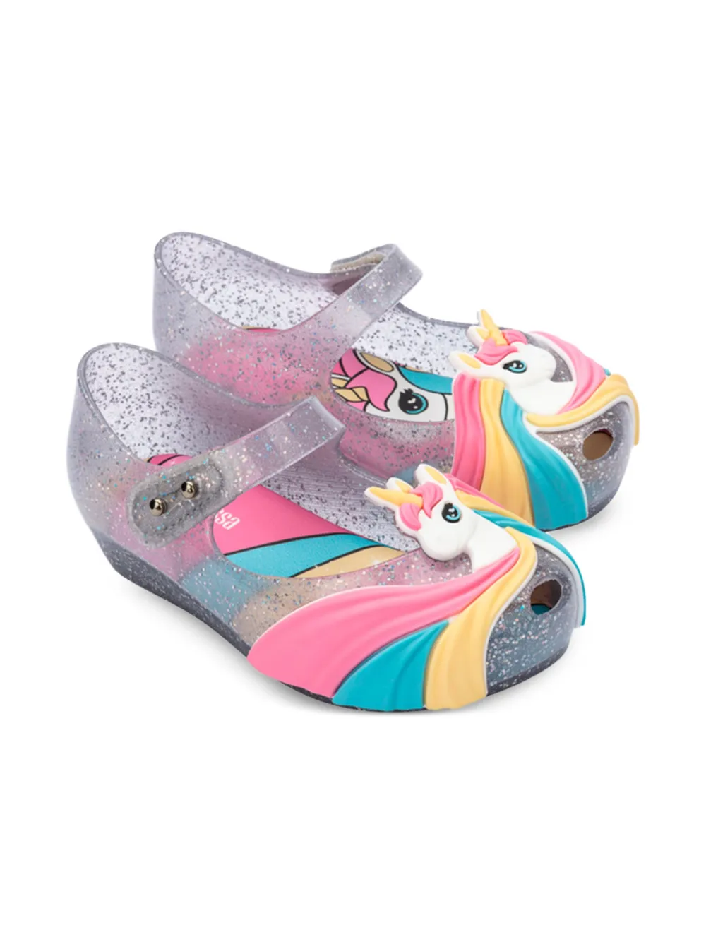 Mini Melissa Ultra Unicorn ballerinas Grey