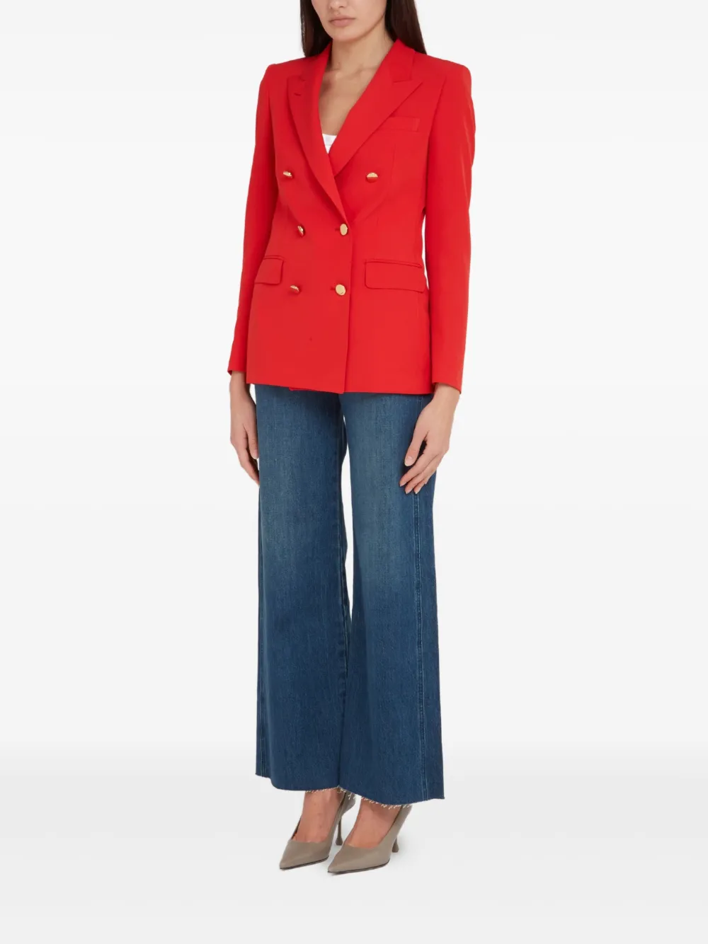 Tagliatore double-breasted blazer - Rood