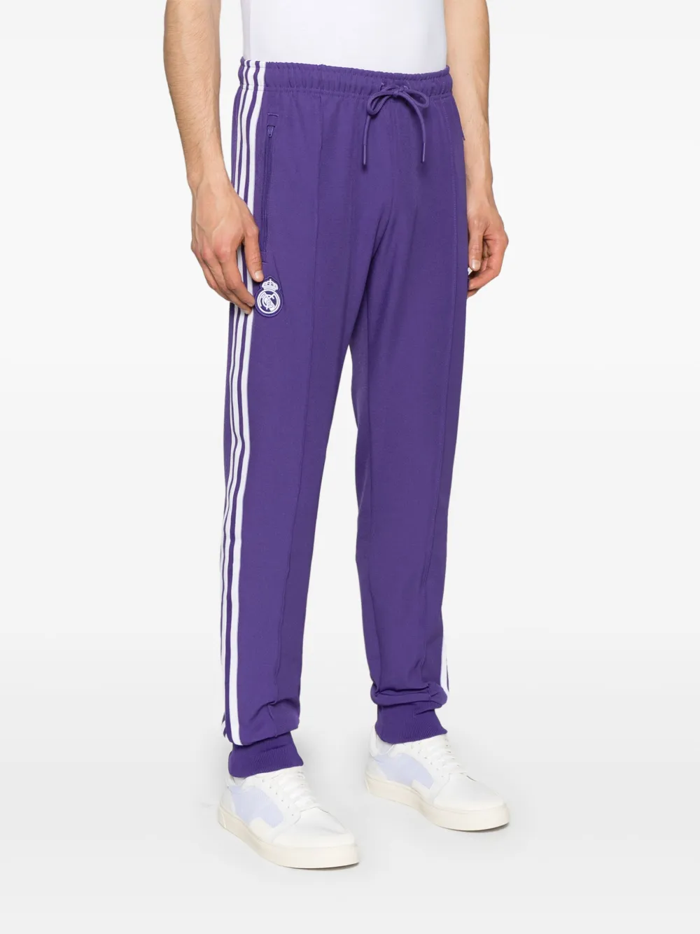 adidas Real Madrid Icons Terrace broek Paars