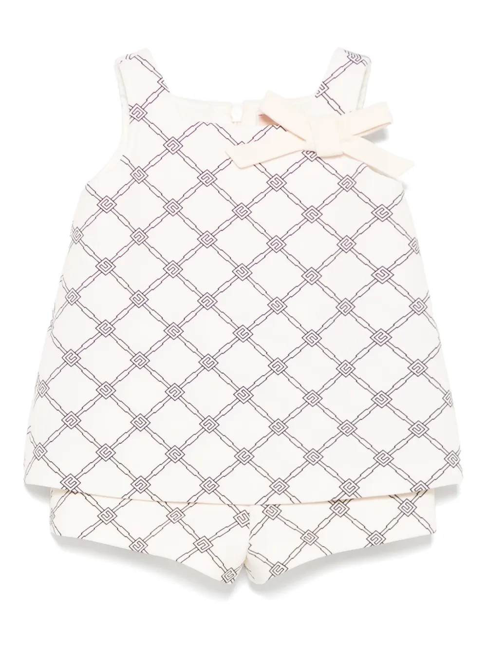 Elisabetta Franchi La Mia Bambina Babypakje met monogram-print Beige