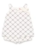 Elisabetta Franchi La Mia Bambina monogram-print shorties - Neutrals