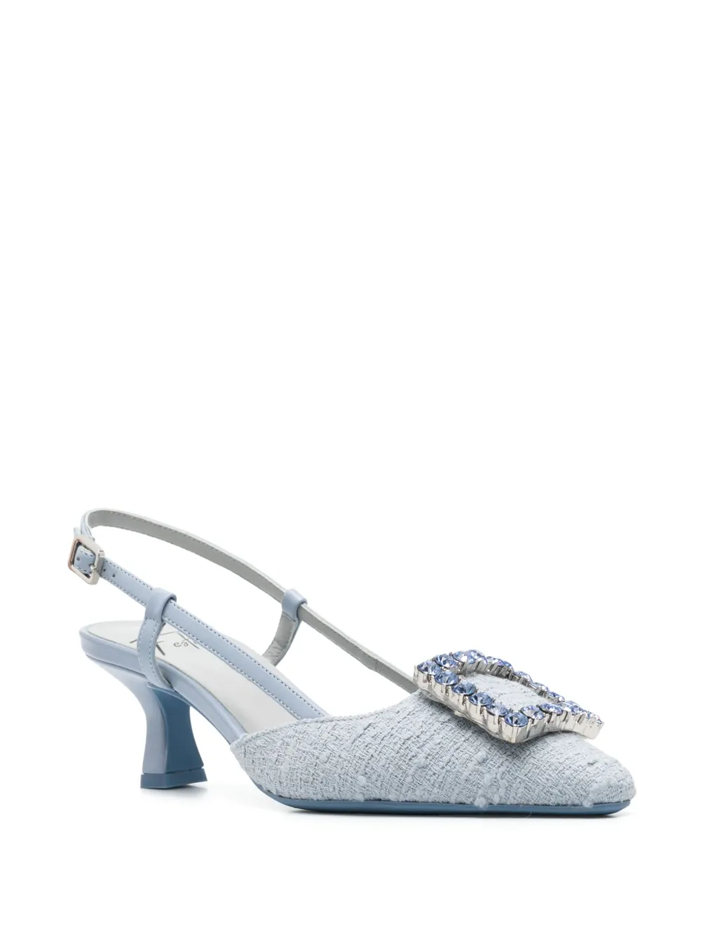 Roberto Festa 65 mm Stefi slingback pumps - Blauw