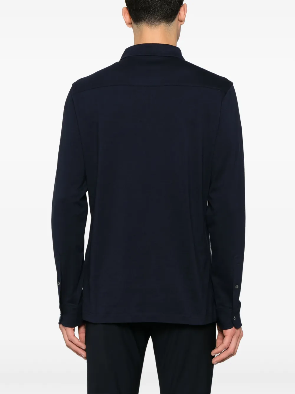 Fay Katoenen poloshirt Blauw