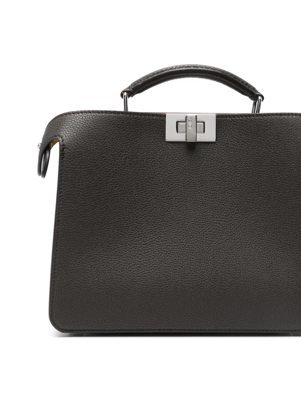 FENDI Kleine Peekaboo shopper Bruin