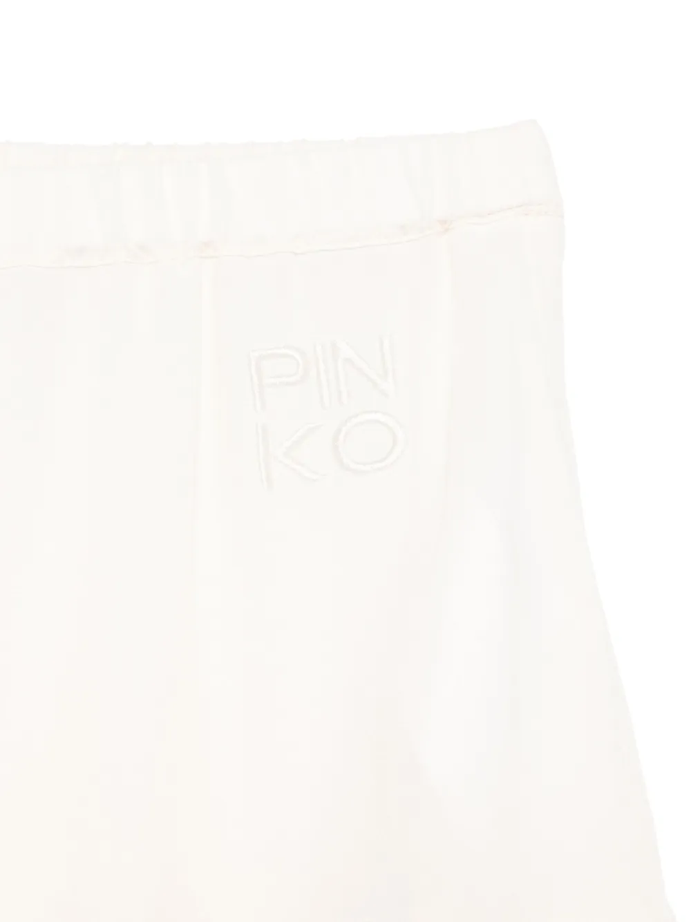 Pinko Kids Shorts met geborduurd logo Wit