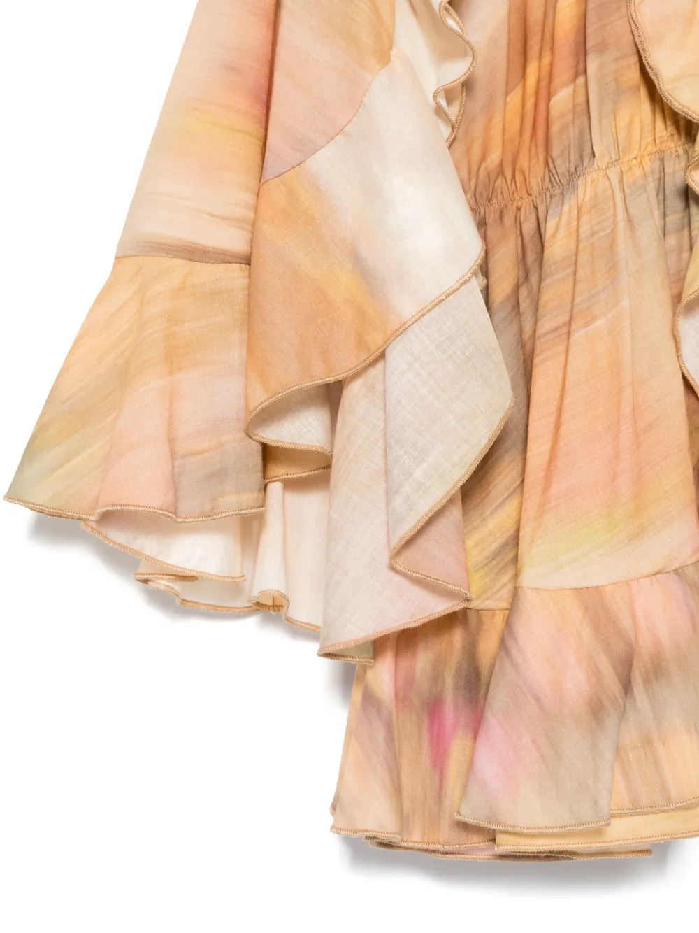 Pinko Kids abstracte prints playsuit Bruin