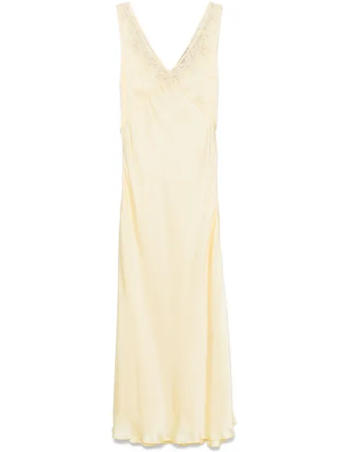 TWINSET vestido largo de satén