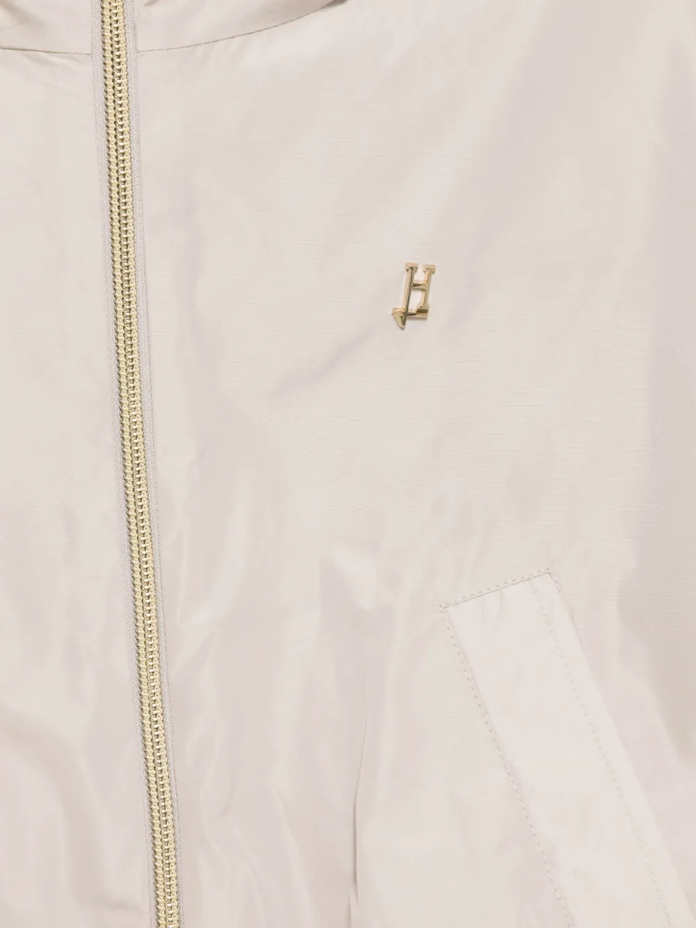 Herno Kids Jack met logoplakkaat Beige