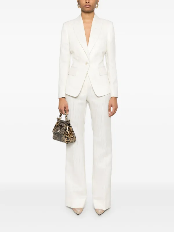 TOM FORD Pinstriped Blazer Neutrals FARFETCH IN