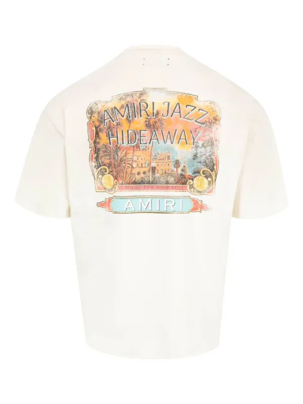 AMIRI アミリ 'Amiri Jazz Hideaway' T-shirt ' Tシャツ Black 'Amiri Jazz Hideaway' T-shirt by AMIRI on Sale
