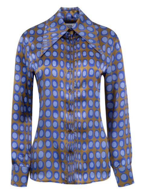Christopher John Rogers camisa estampada