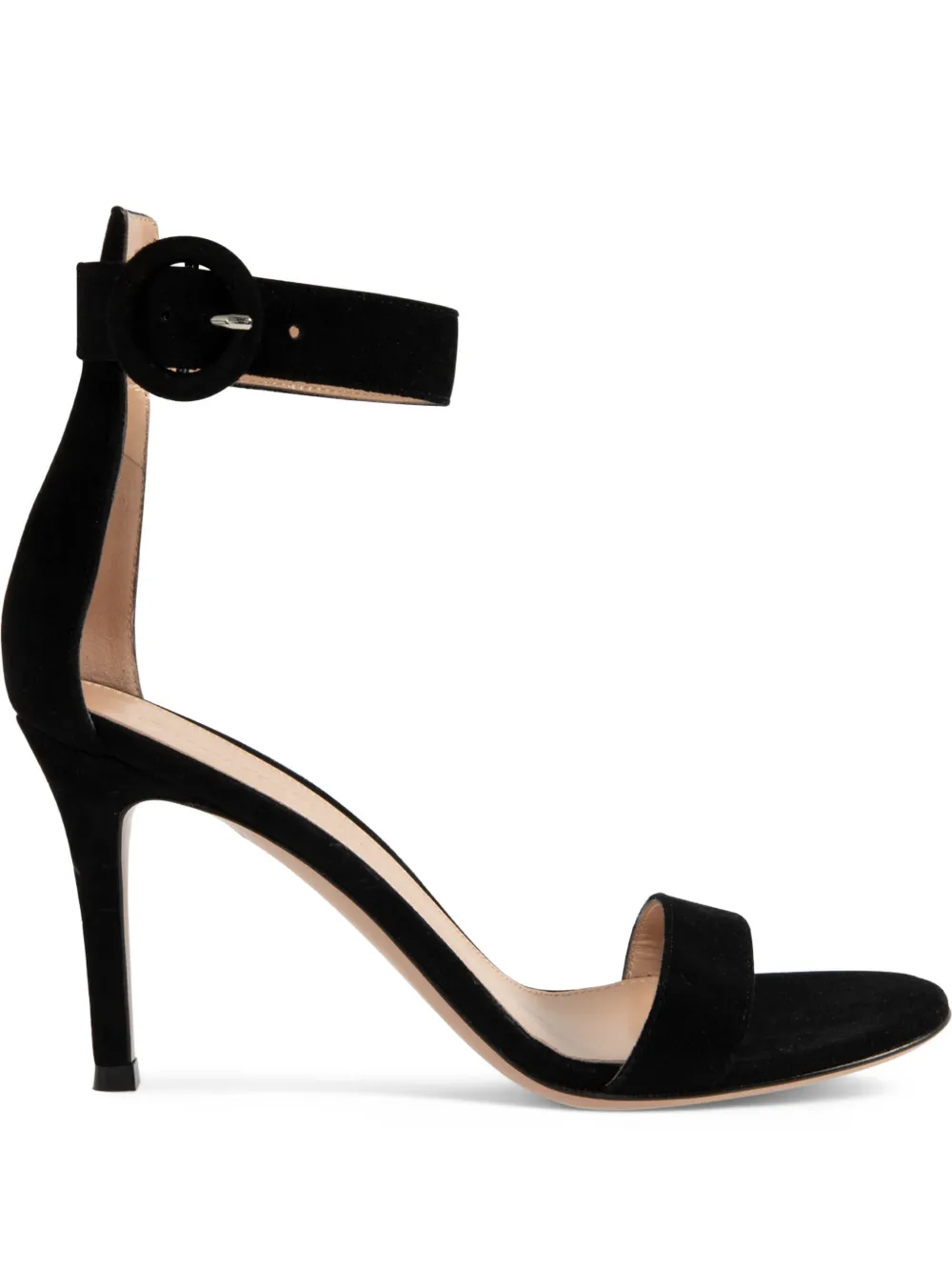 Gianvito Rossi Portofino ankle-strap stiletto sandals Black