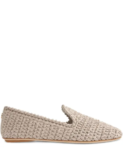 Moncler mocasines slip-on con diseño trenzado