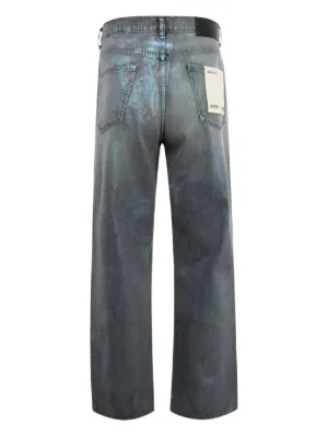 LOEFF＞13OZ ストレート デニム ブリーチ 【美品】NAHMIAS ブリーチ 