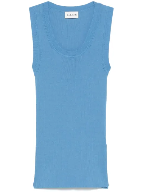 P.A.R.O.S.H. fine-ribbed tank top