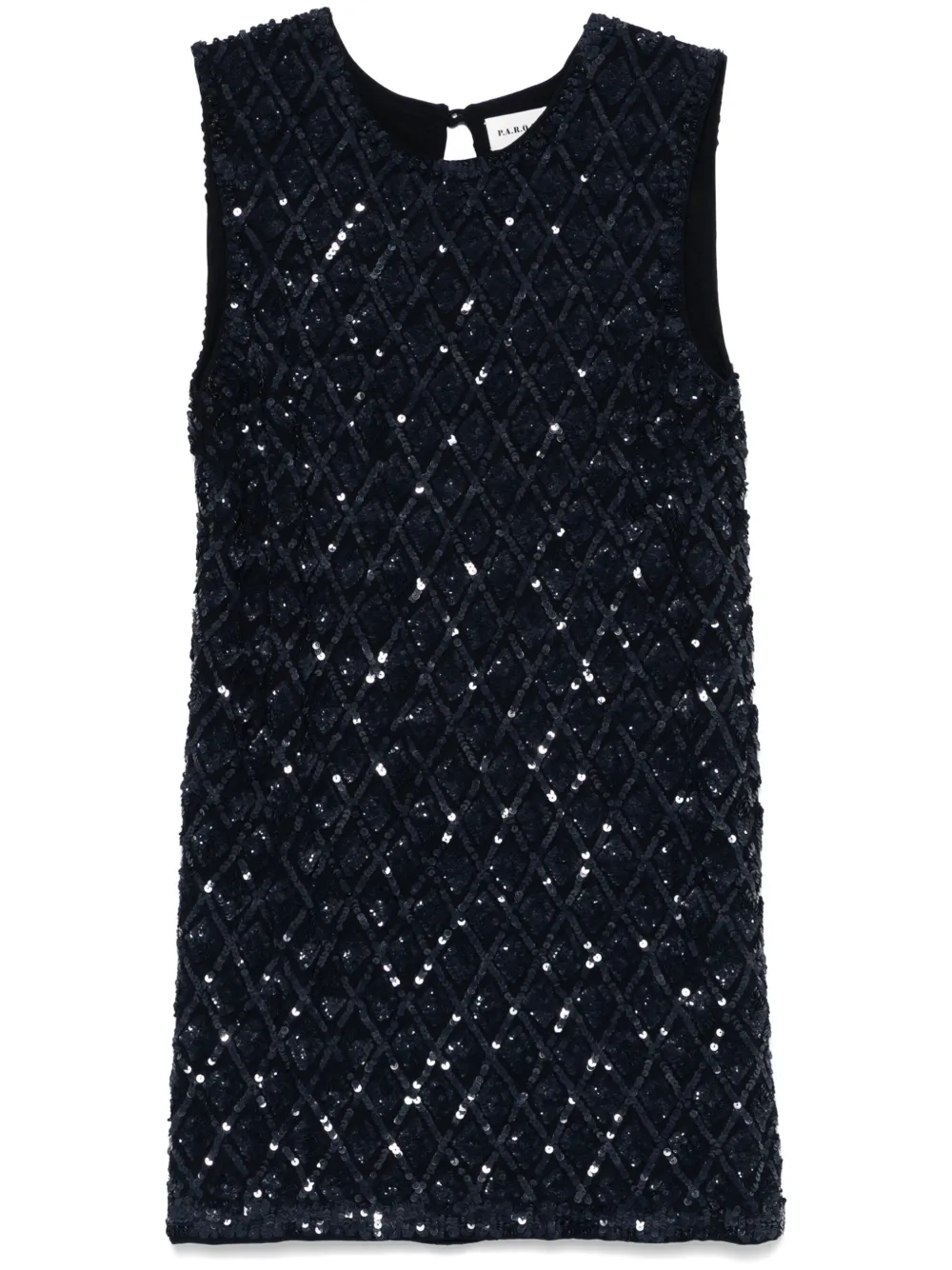 sequined mini dress