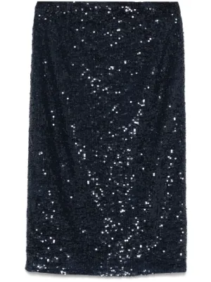 ワンピース PAROSH Women Mid Skirts D430379CO 038 GREY Parosh Skirts for Women