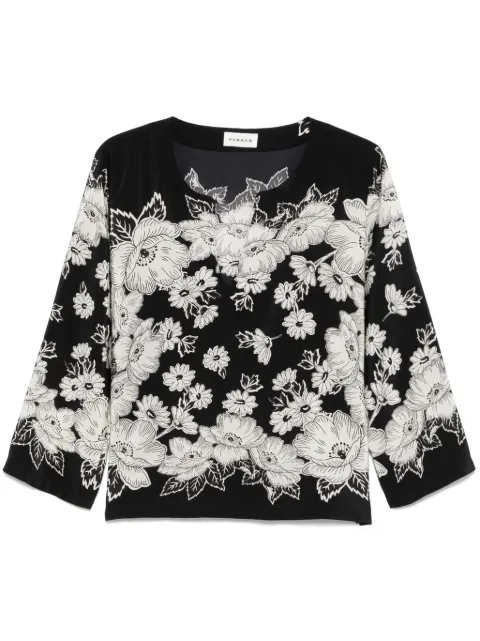 P.A.R.O.S.H. blusa con estampado floral
