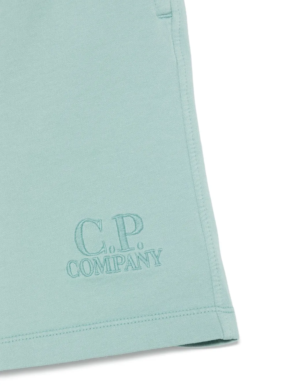 C.P. Company Kids Katoenen shorts Groen