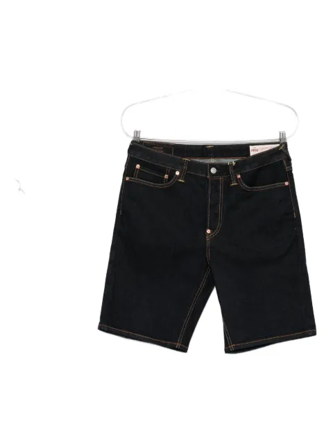 EVISU graffiti daicock-print denim shorts