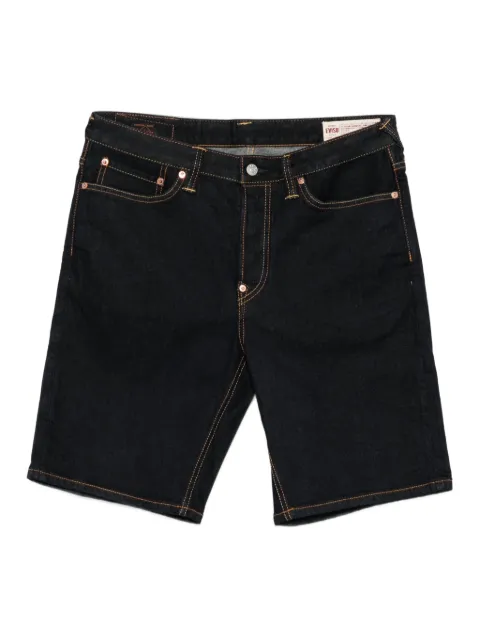 EVISU Denim shorts met graffiti-print