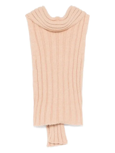 AREA twisted knitted top
