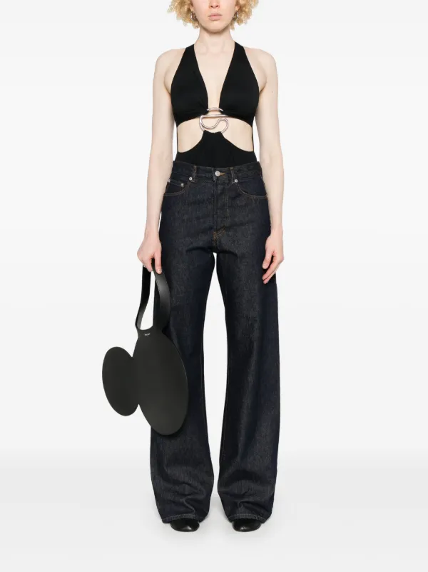 【関税込み】Coperni ブラック カットアウト ボディスーツ Coperni カットアウト ボディスーツ | ブラック | FARFETCH JP