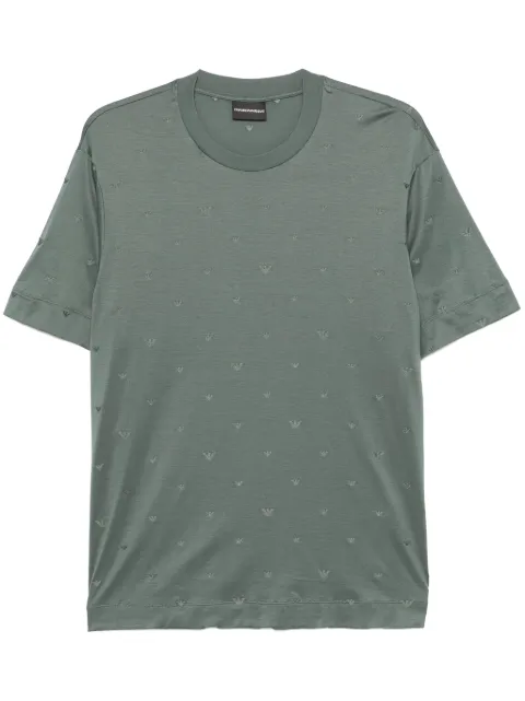 Emporio Armani logo-embroidered T-shirt