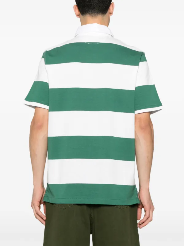 Polo by Ralph Lauren グリーンストライプポロシャツ Polo Ralph Lauren ストライプ ポロシャツ | グリーン | FARFETCH JP