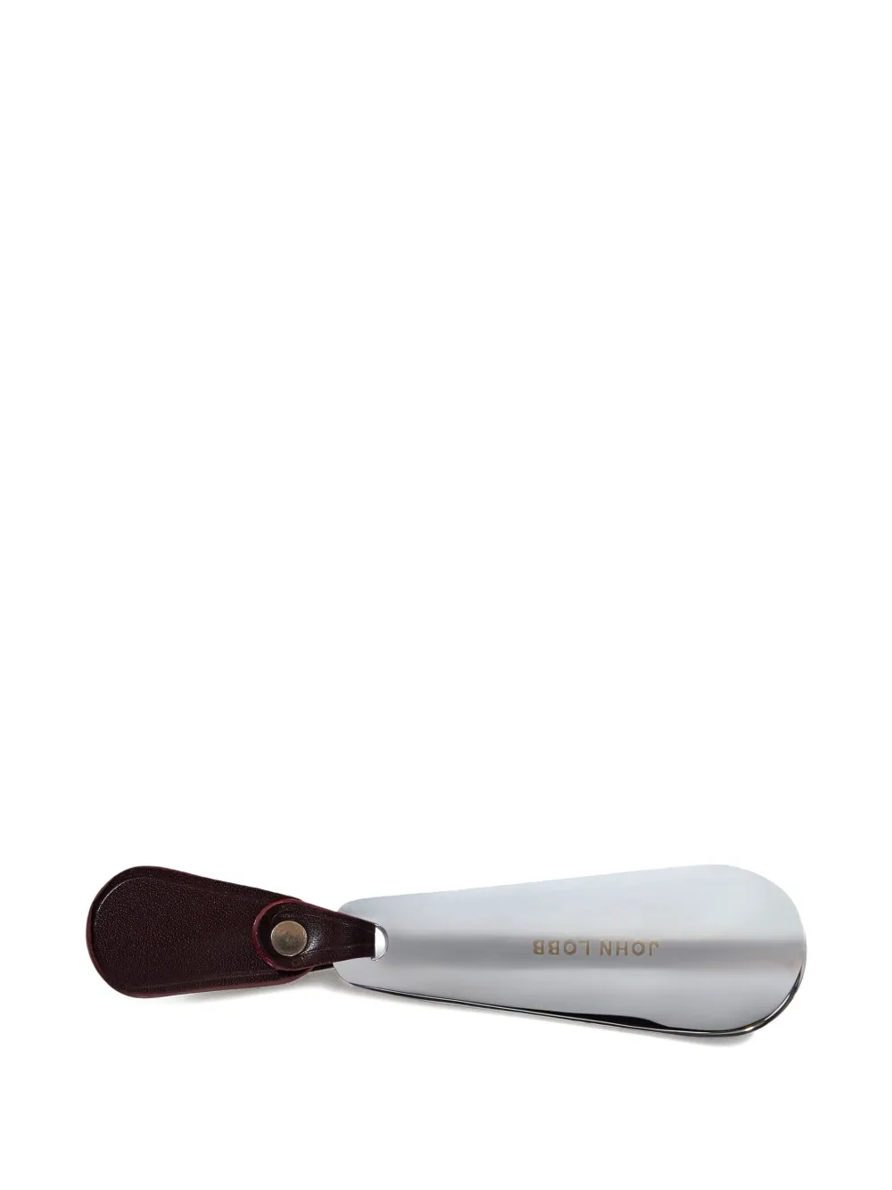 John Lobb leather-loop shoe horn Brown