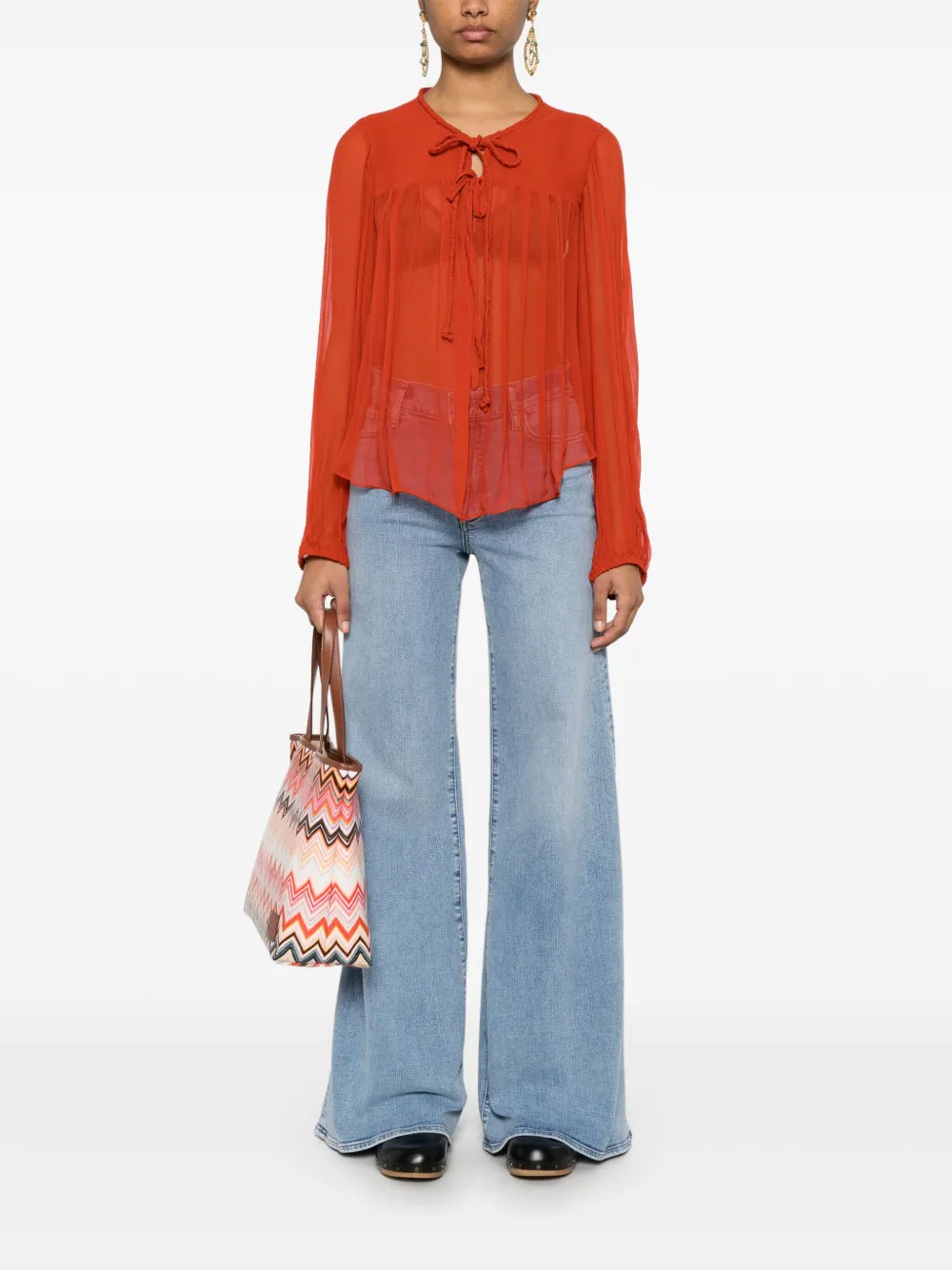 ISABEL MARANT Ametissa blouse - Rood