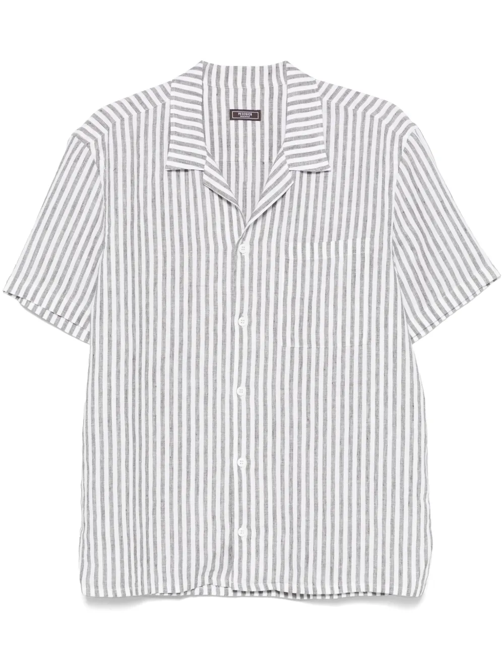 Peserico camisa con rayas estampadas | blanco | Image 1