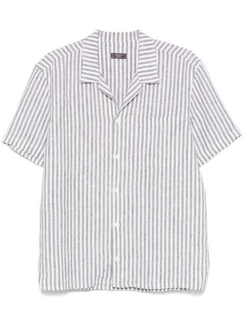Peserico camisa con rayas estampadas