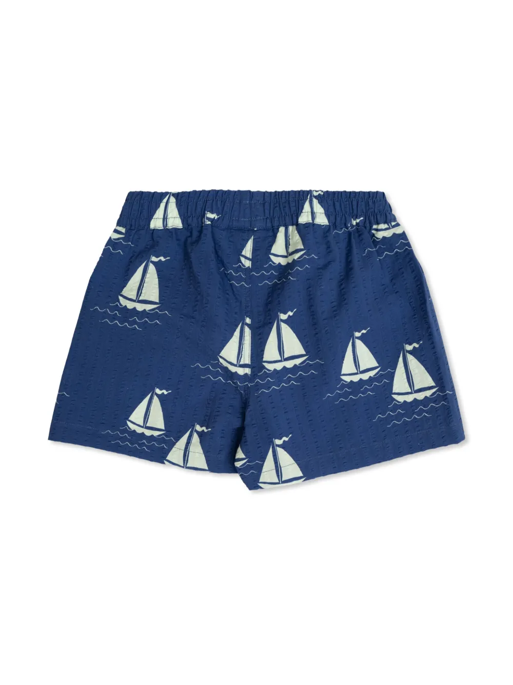 Mini Rodini Shorts met bootprint Blauw