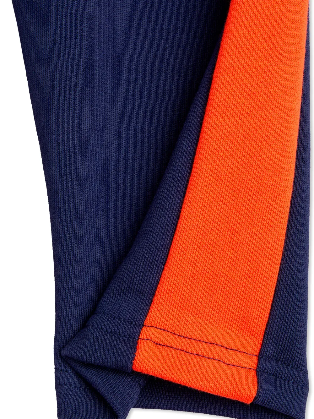 Mini Rodini Trainingsbroek met geborduurd logo Blauw