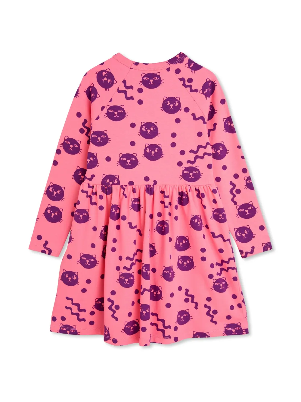 Mini Rodini cat-print dress - Roze