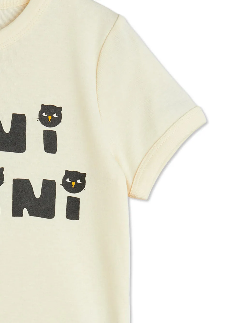 Mini Rodini Cats T-shirt Wit