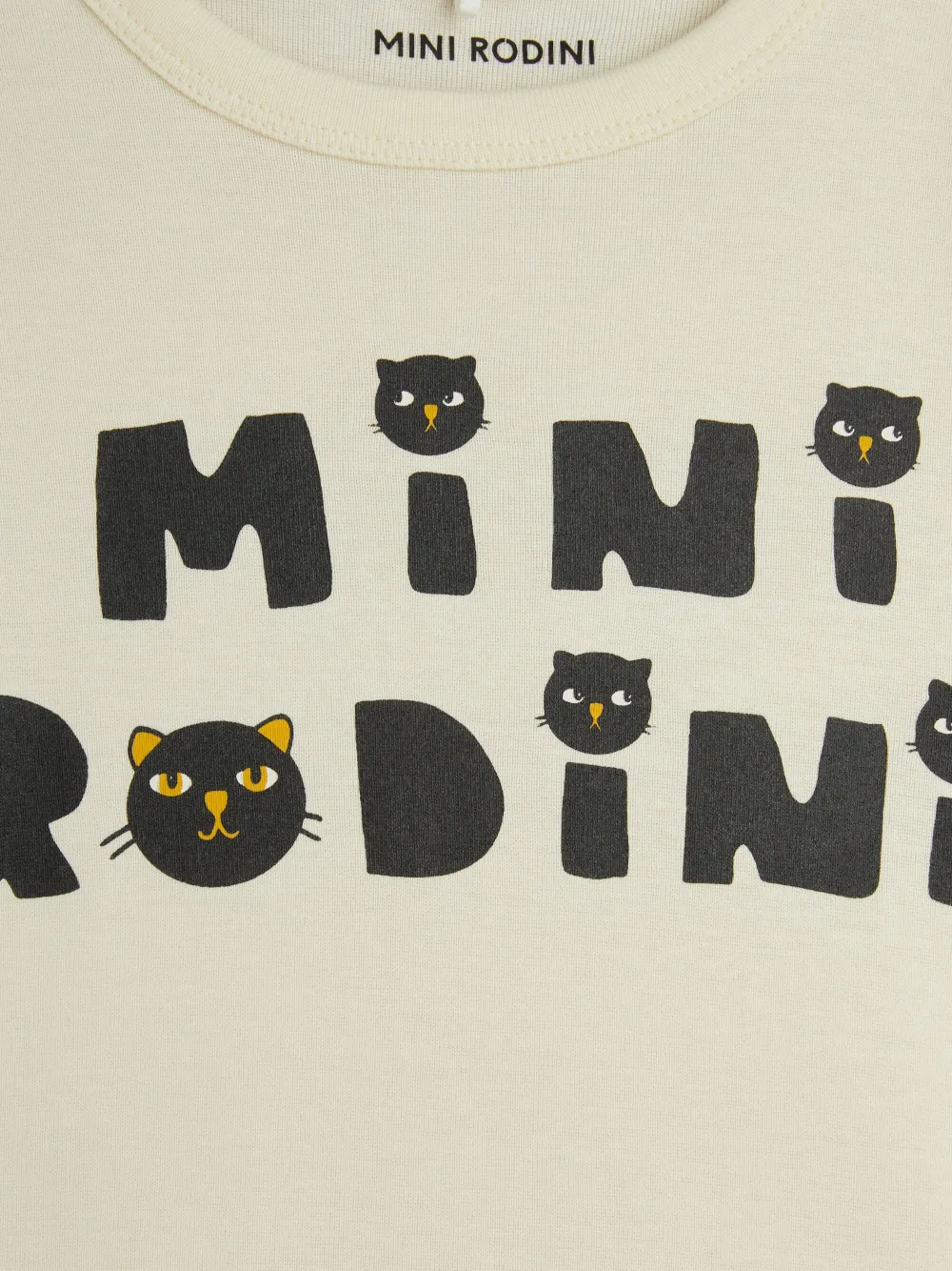 Mini Rodini Cats T-shirt Wit