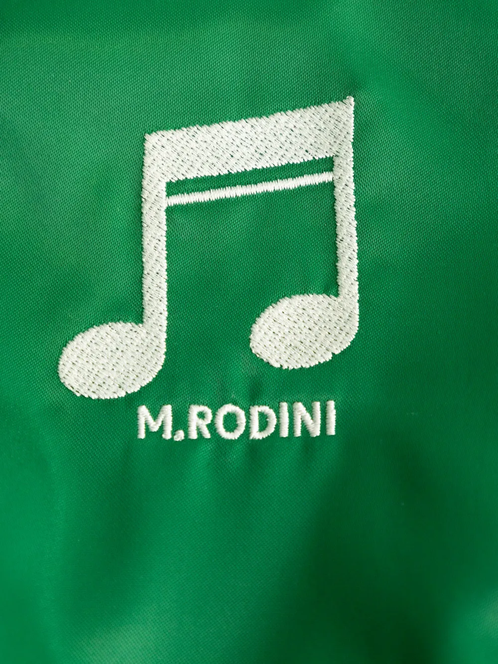 Mini Rodini Jack met geborduurd logo Groen