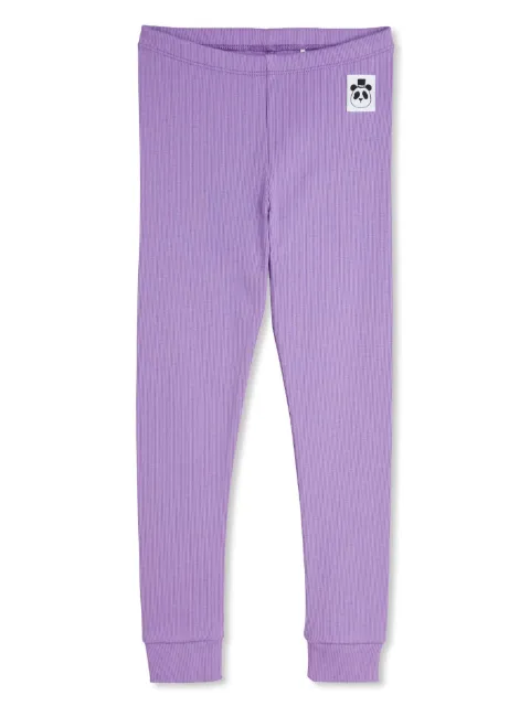 Mini Rodini leggins tejidos de canalé