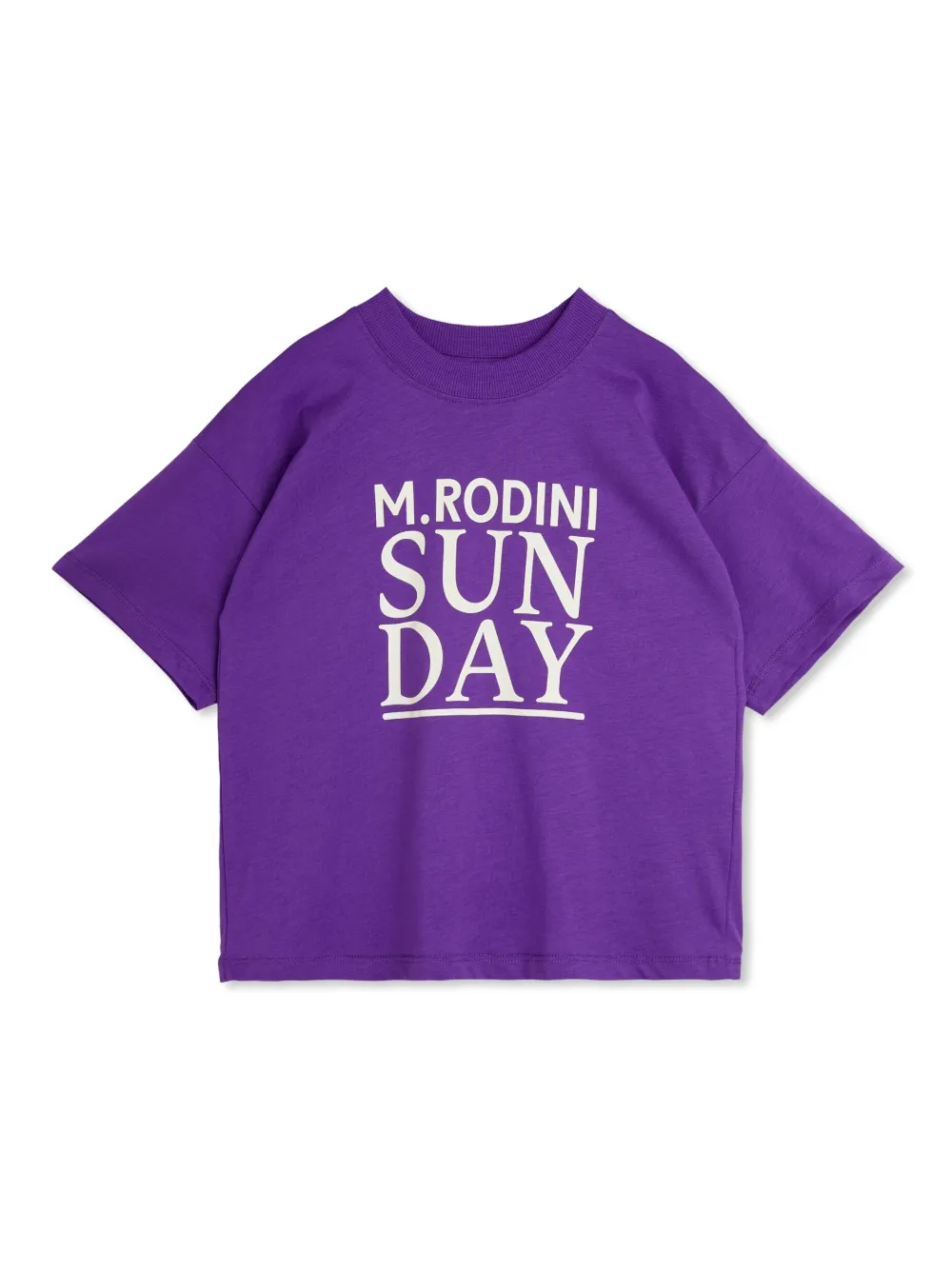 Mini Rodini Sunday Tシャツ - パープル Mini Rodini Sunday Tシャツ - パープル