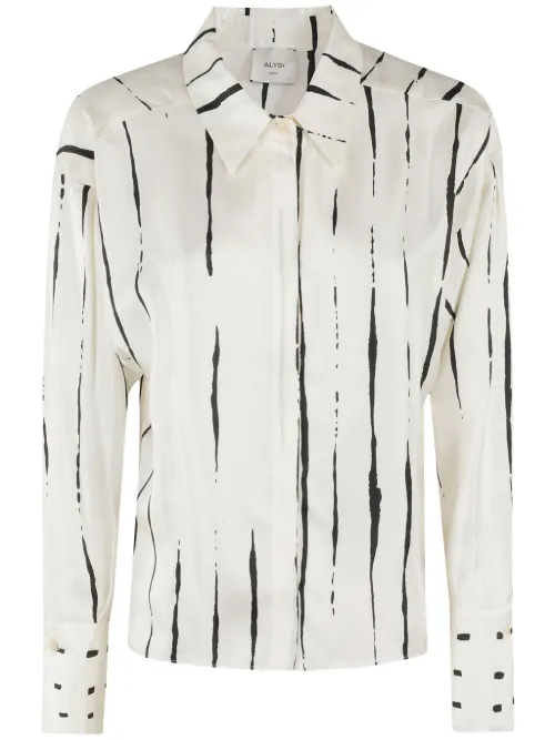 Alysi chemise à rayures - Blanc - Alysi - Modalova