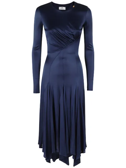 Elisabetta Franchi vestido midi con detalle drapeado