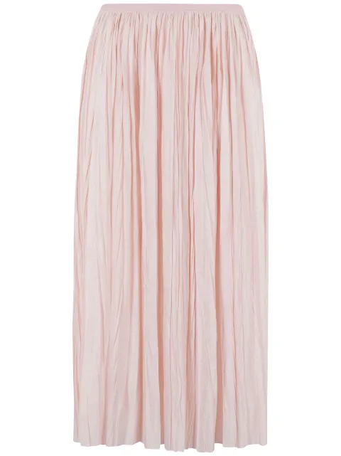 Roberto Collina plissé midi skirt
