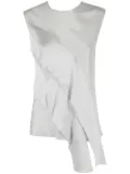 Antonelli draped-detail blouse - Silver