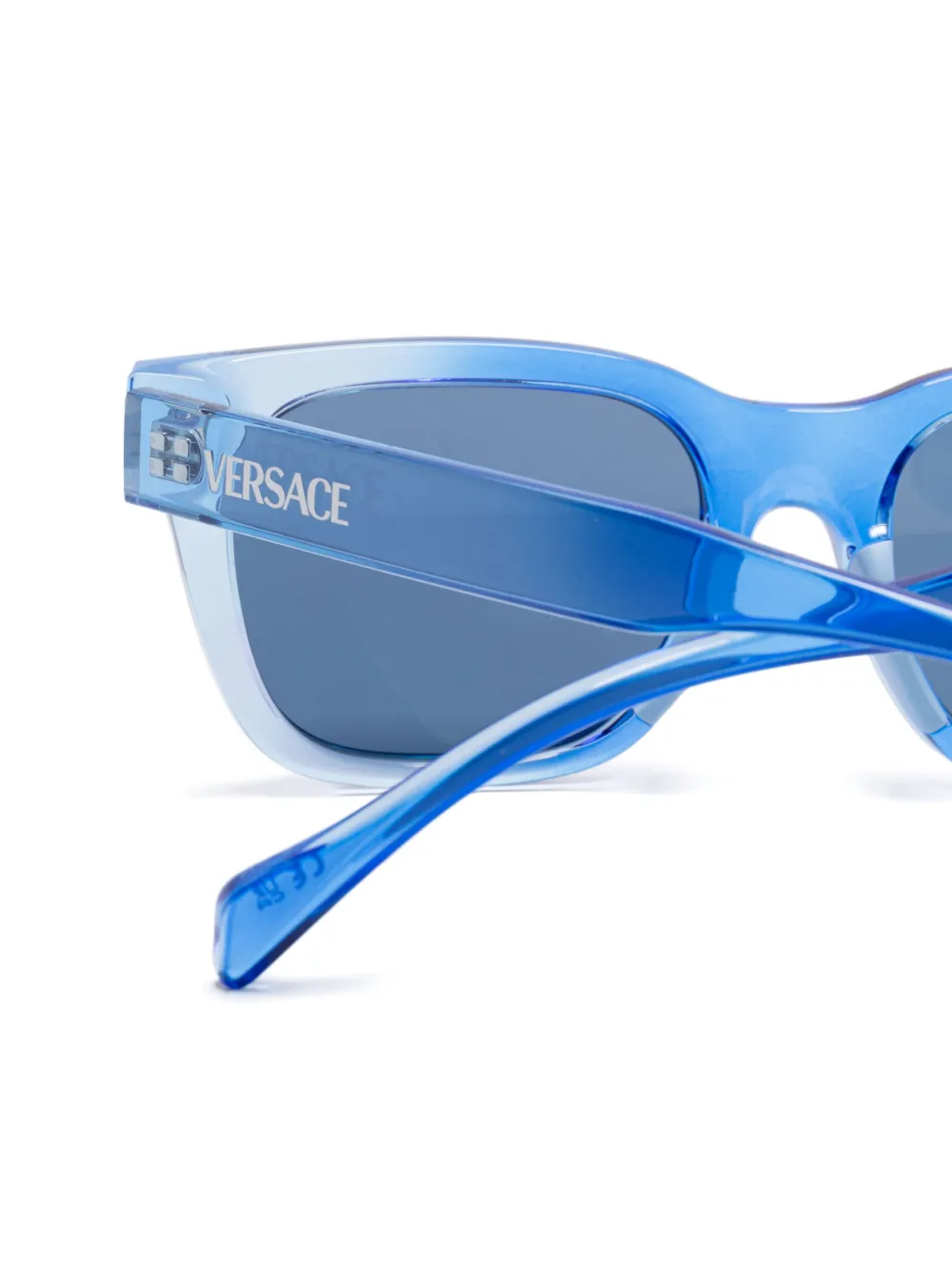 Versace Eyewear Zonnebril met vierkant montuur Blauw