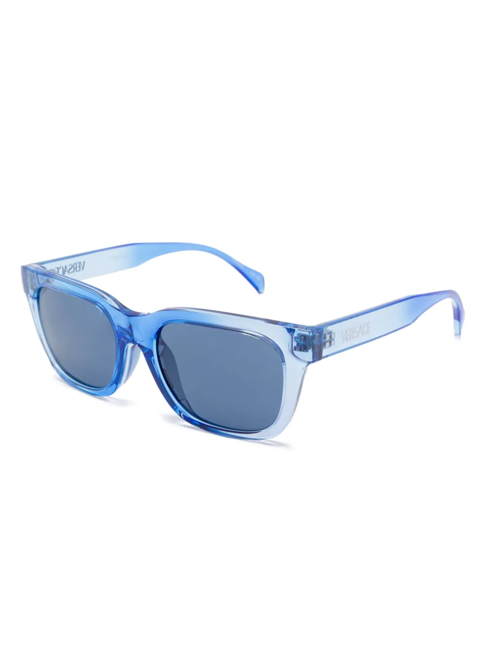 Versace Eyewear Zonnebril met vierkant montuur - Blauw