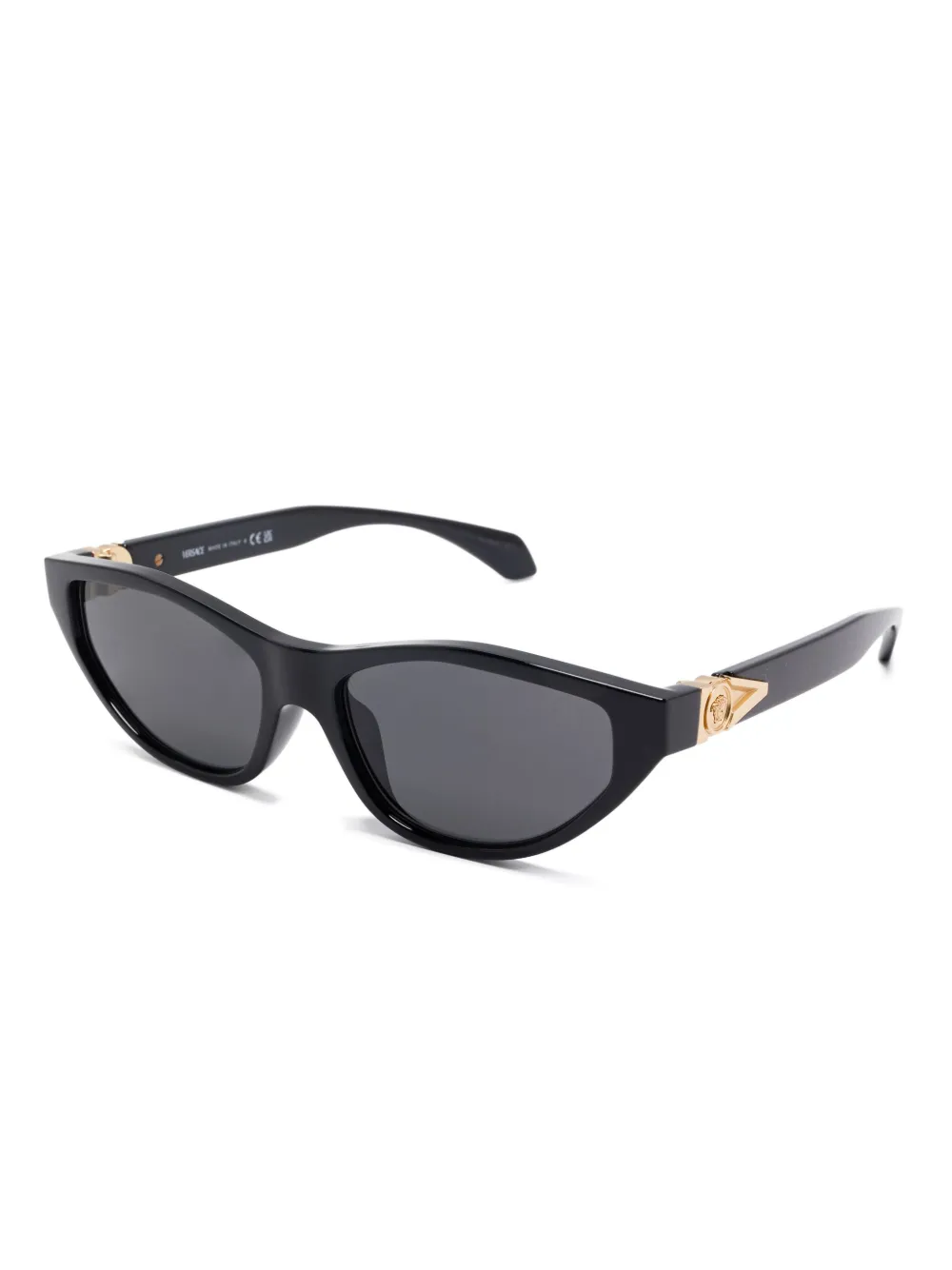 Versace Eyewear Medusa-plaque sunglassses - Zwart