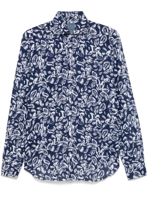 Barba camisa estampada